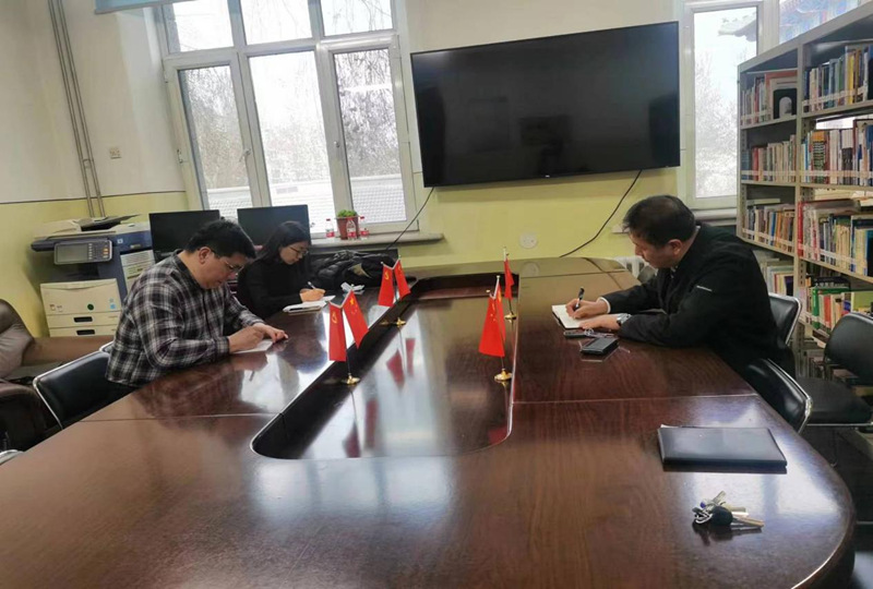 中国船舶重工集团公司第七一四研究所与公司进行深入合作会谈